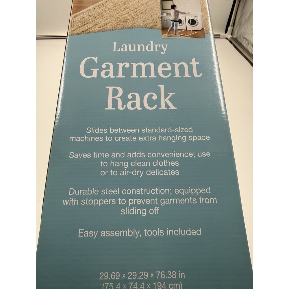 Whitmor Laundry Garment Rack - Picture 3 of 11